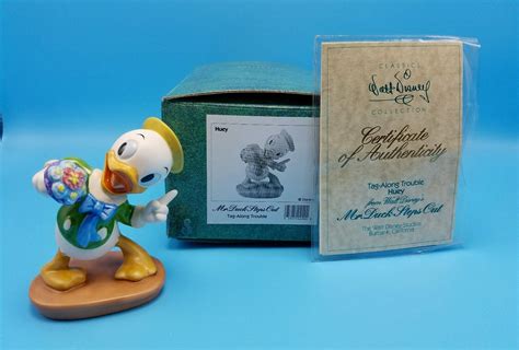 Wdcc Disney Tag Along Trouble Huey Mr Duck Steps Out Donald Duck Nib