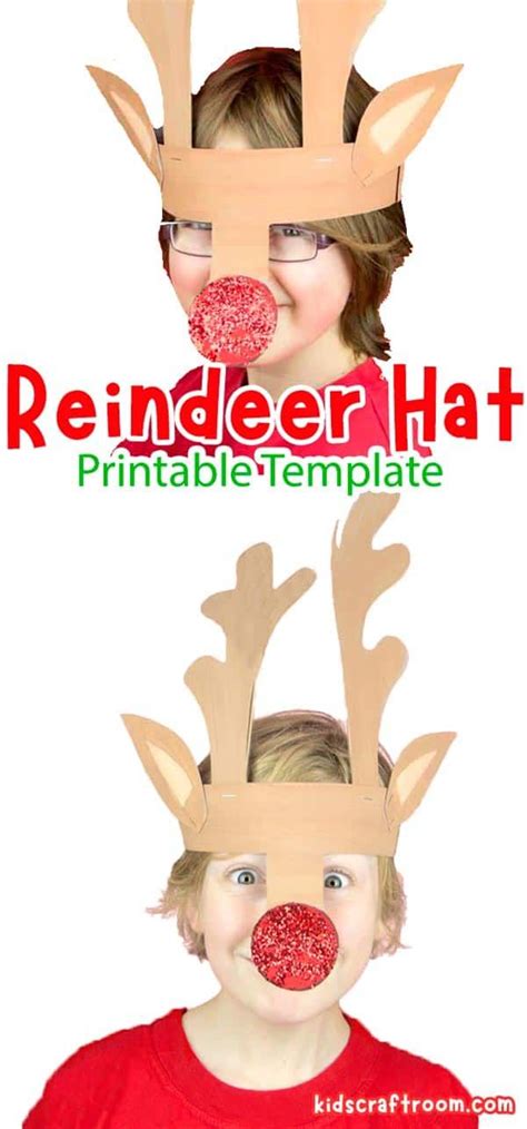 Make A Reindeer Headband Craft With This Fun Printable Template Arts