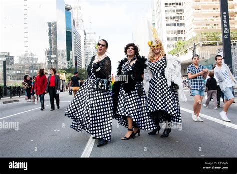 SAO PAULO BRAZIL Th Jun Sao Paulo Gay Pride Parade Th Edition Participants In