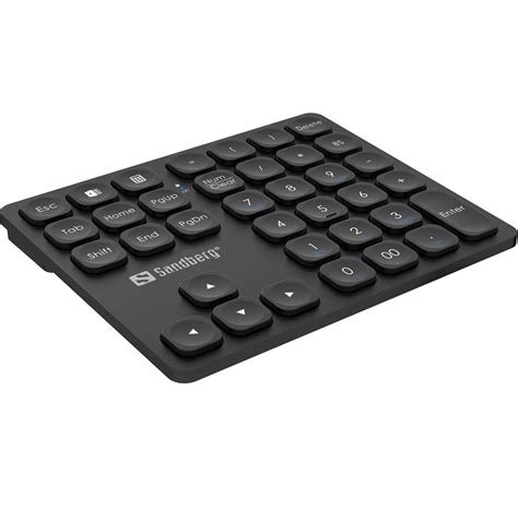 Sandberg Wireless Numeric Keypad Pro Numpad Sort Billig