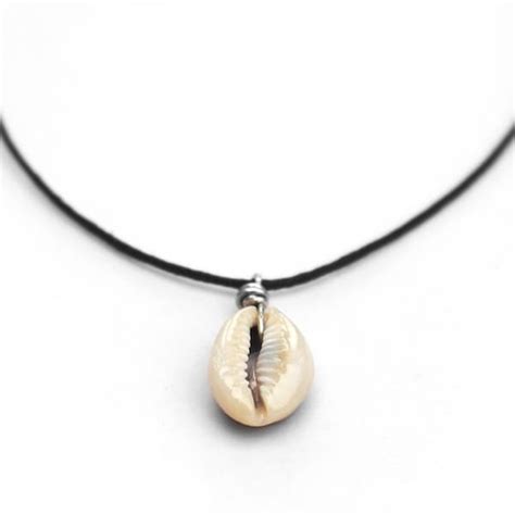 Cowrie Shell Necklace Etsy