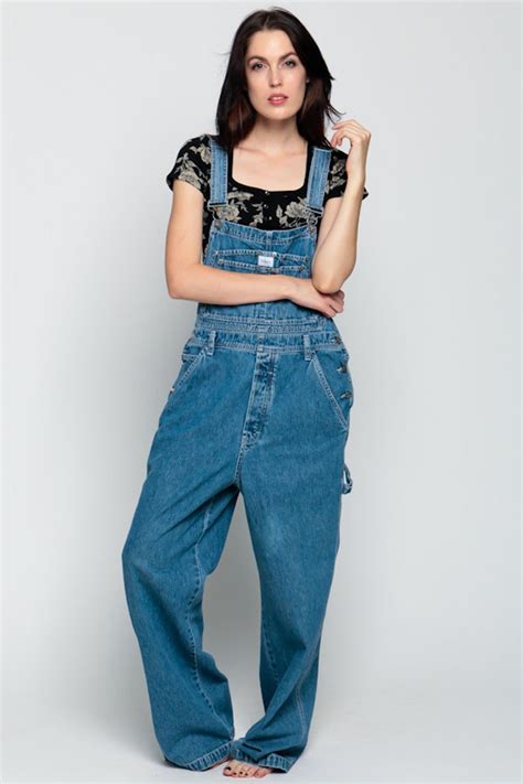 90s Denim Overalls Women Pants CALVIN KLEIN Grunge Baggy Etsy