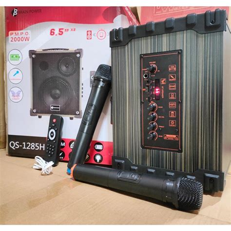 Jual Speaker Portable Bluetooth Qs H X Inch Free Microphone