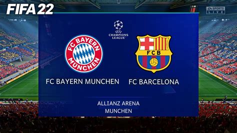 Fc Bayern Munchen Vs Fc Barcelona Ucl Fifa Youtube