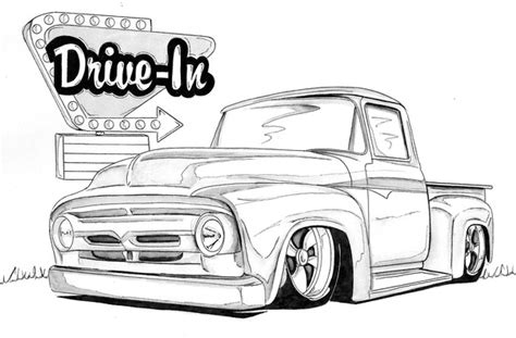 Snubberx Cool Chevy Truck Coloring Pages