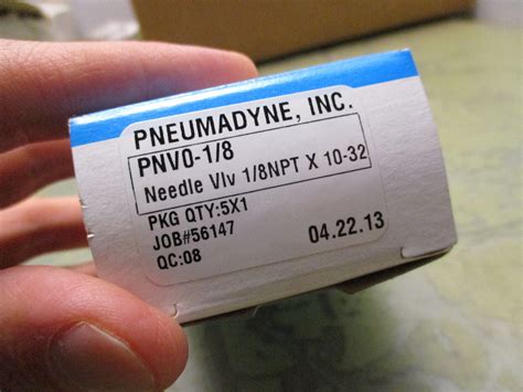 Box Of Pneumadyne Pnv Needle Valves H For Sale Online Ebay