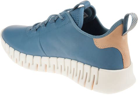 Ecco Gruuv Sneaker Retro Blue 218203 50531 Womens Trainers