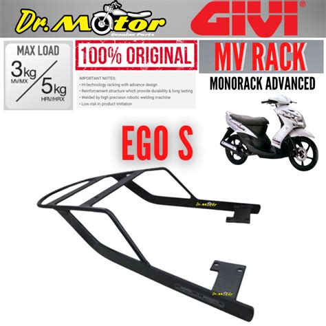 Yamaha Ego S Egos Scooter Givi Mv Monorack Advance Mono Rack Monolock