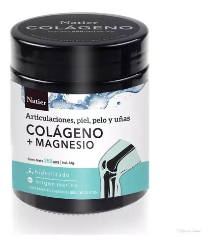 Colageno Hidrolizado Magnesio En Polvo Natier Gr Env O Gratis