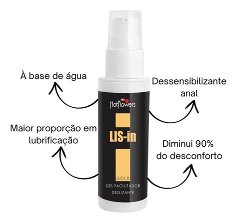 Gel Dessensibilizante Anal Lis In Extra Forte G Envio H Mercadolivre