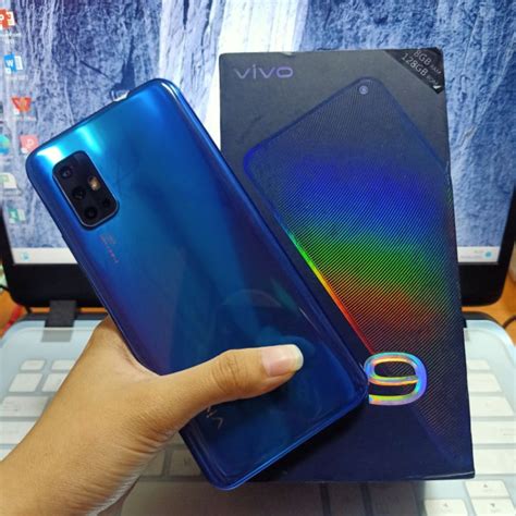 Jual VIVO V19 8 128GB MULUS NO MINUS KELENGKAPAN FULLSET KONDISI HP