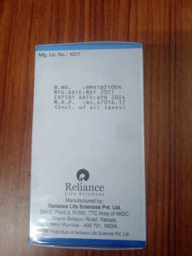 Reliance Life Science Bevacirel Mg Injection At Rs Vial In