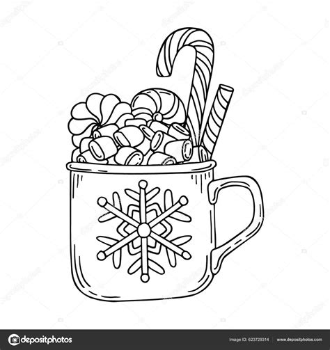 Coloriages De Chocolat Chaud