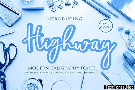 Highway Script Font