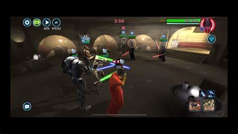 Team Grievous Avec With Nute Gunray VS Team SEE Swgoh YouTube