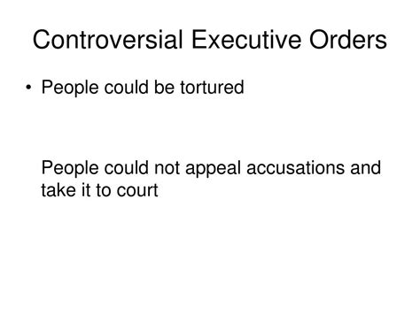 Ppt Controversial Court Appointments And Executive Orders Powerpoint Presentation Id 5391507