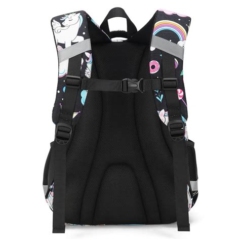 Black Rainbow Unicorn Backpack Set Hi Market