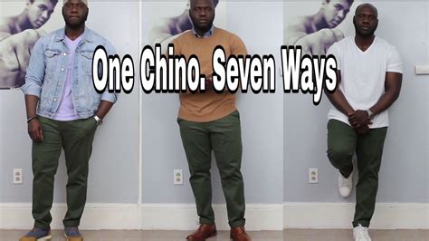 7 Casual Ways To Style Green Chinos Chino Spring Look Book Youtube