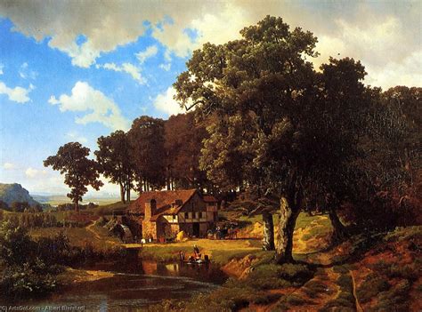 Riproduzioni Di Belle Arti Un Mulino Rustico Di Albert Bierstadt