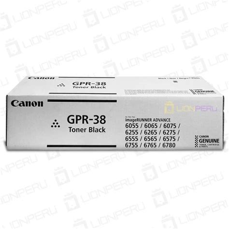 GPR 38 GPR 38 Toner Canon Original Black