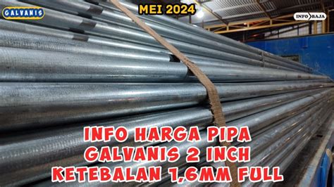 Info Harga Pipa Galvanis 2 Inch Berbagai Macam Ketebalan YouTube