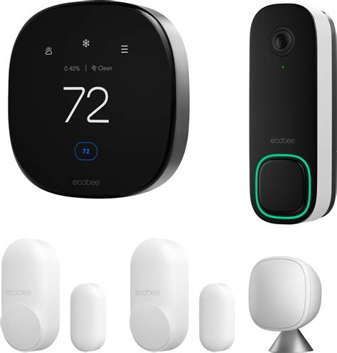 Ecobee Premium Smart Thermostat With Smart Sensor And Air Quality