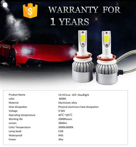 New Arrivals Car Lights Bulbs Led H7 Super Bright H11 9005 9006 H3 H4