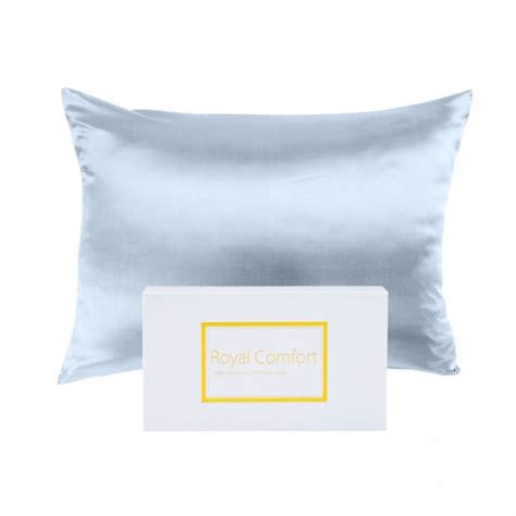 Pure Silk Hypoallergenic Pillowcase Soft Blue