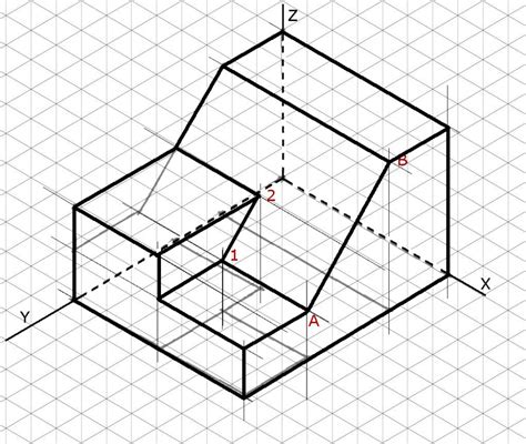 Representación Isométrica Ii Técnicas De Dibujo Proyecciones