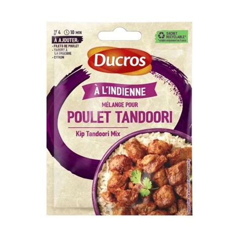 Epices Pour Poulet Tandoori M Lange Malin Ducros G La Belle Vie