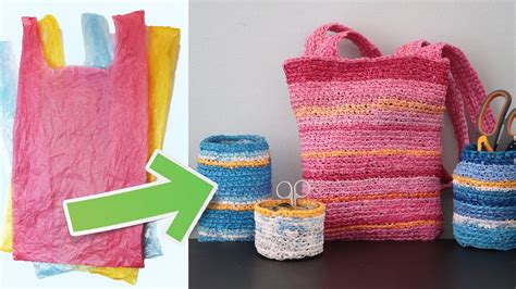 Crochet With Plastic Bags Promo For A New Class Youtube