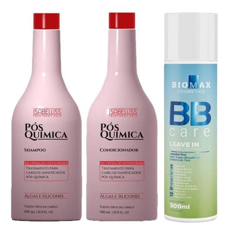 Kit Pós Progressiva 3 Passos Therapy Magic Brazilian Liss Biomax