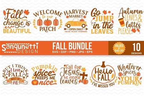 Fall Quotes Bundle Graphic by Sanqunetti Design · Creative Fabrica