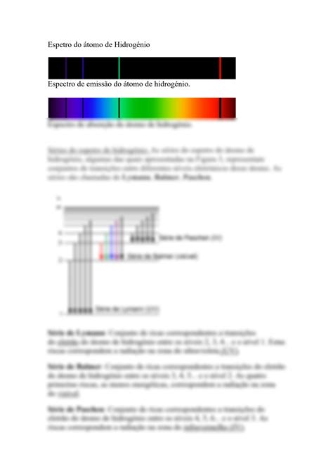 Solution Fisico Quimica Ano Espetro Do Tomo De Hidrog Nio Studypool