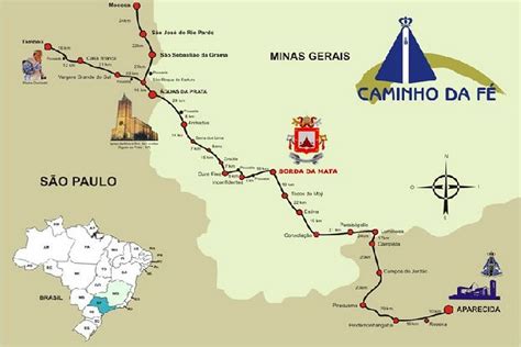 Caminho Da Fe Aguas Da Prata A Aparecida - Roteiro - Caminho da Fé - SP/MG - Guia do Turismo Brasil