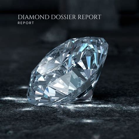 Diamond Dossier Report Sdiindia Solitaire Diamond Institute