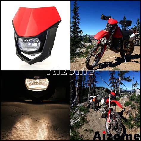 Universal Motorcycle Dirt Bike Off Road 35w Headlamp 12v Headlight Mask