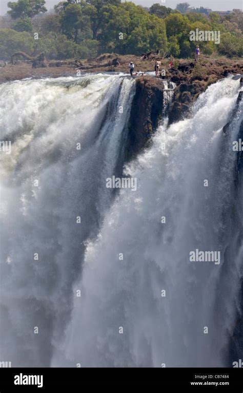 Victoria Falls Simbabwe Africa Stock Photo Alamy