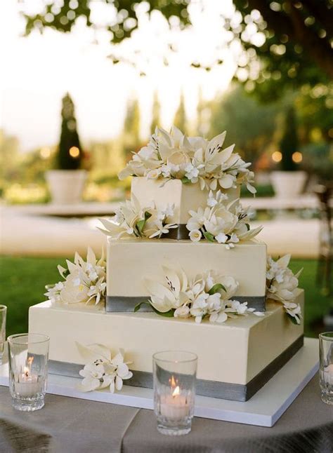 16 Unique And Eye Catching Square Wedding Cake Ideas Wedding Cakes