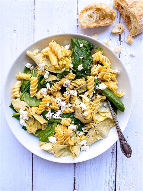 15 Minute Lemon Artichoke Pasta Sara Sullivan