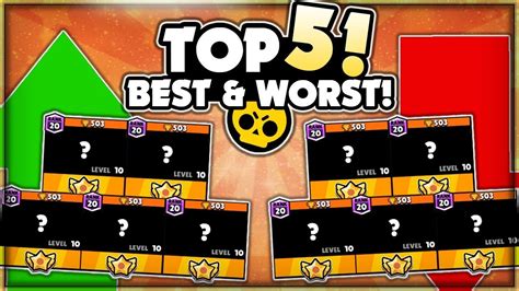 The Top 5 Best And Worst Brawlers In Brawl Stars Post Balance Update