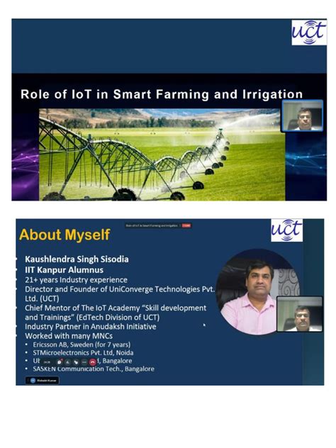 Role Of Iot In Smart Farming And Irrigation Sep 3 2022 Pdf