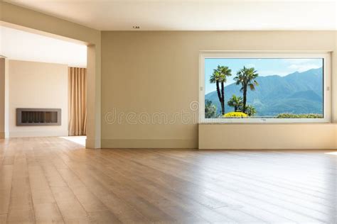 Empty Modern Living Room