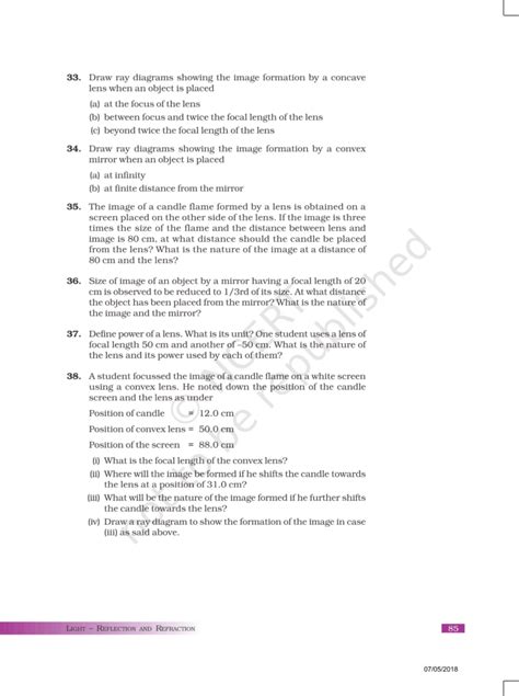 Ncert Exemplar Class 10 Science Chapter 10 Esaral