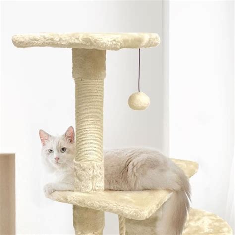 Arbre A Chat Paloma 40x40x114cm Beige à Prix Carrefour