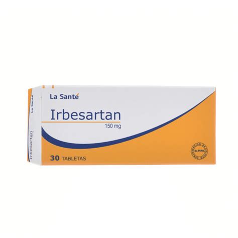 Irbesartan 150 Mg 30 Tabletas Ls Farmaprime