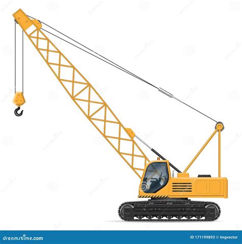 Knuckleboom Crane Cartoon Vector CartoonDealer 72128685