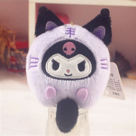 Jual Gantungan Tas Gantungan Kunci Boneka Sanrio Fox Costume My Melody Kuromi Pompompurin ...