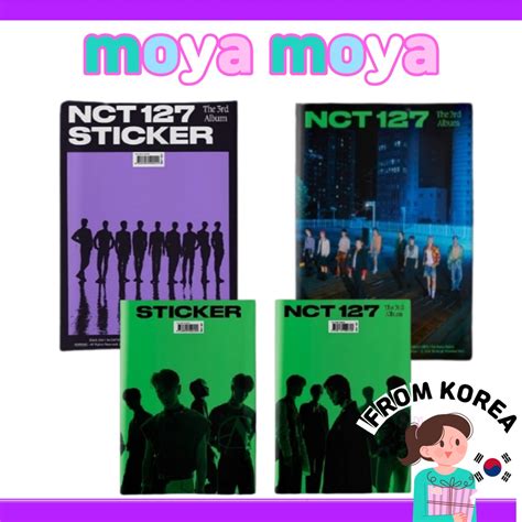 Nct 127 3rd Album Sticker Photobook Sticky Seoul City Shopee