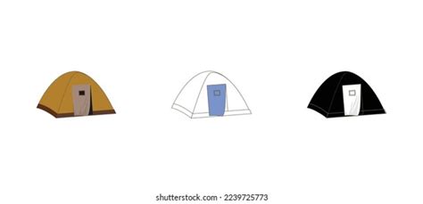 Tent Type Icon Over Royalty Free Licensable Stock Illustrations